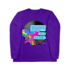 80’s colorful dreamのButterfly World ロングスリーブTシャツ