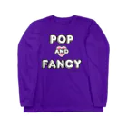 COSMICmagicalsのPOP AND FANCY もも ロングスリーブTシャツ