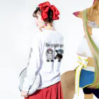 あかちゃんの朝活倶楽部 Long Sleeve T-Shirt :model wear (back, sleeve)