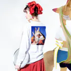 だっくのcollageart storeのα ロングスリーブTシャツの着用イメージ(裏面・袖部分)