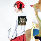 O-channelのOchannel びっくりおーちゃん Long Sleeve T-Shirt :model wear (back, sleeve)