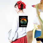 SHONAN-HIROTANのOCEAN BREAZE KAMAKURA SURF ロングスリーブTシャツの着用イメージ(裏面・袖部分)