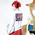Chakuran Coutureのchakuran ロングスリーブTシャツの着用イメージ(裏面・袖部分)