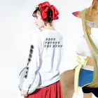 StrangeTwist -ストレンジツイスト-の令和、僕たちの時代 Long Sleeve T-Shirt :model wear (back, sleeve)