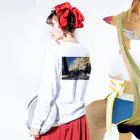 me in the mirror のSpain Long Sleeve T-Shirt :model wear (back, sleeve)