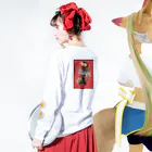 瀬川航岸 / Koki Segawaのsegaworld ロングスリーブTシャツの着用イメージ(裏面・袖部分)