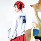 合田里美のYin Yang ロングスリーブTシャツの着用イメージ(裏面・袖部分)