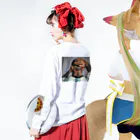 沖縄のDesigner 古着専門の太陽 Long Sleeve T-Shirt :model wear (back, sleeve)