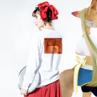 ninomiyamiuのTsuchie ロングスリーブTシャツの着用イメージ(裏面・袖部分)