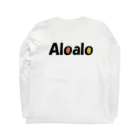 Aloalo あろあろ金沢のオリジナルアイテム ロングスリーブTシャツの裏面