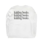 kidding books™ のkidding books™ 『Lady logo』 Long Sleeve T-Shirt :back