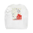 SOKICHISAITOのMOTOREDFLOWER ShiroiHana REDROGO Long Sleeve T-Shirt :back