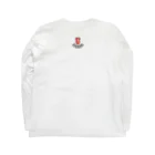 nekinekiの温泉に浸かるニホンザル Long Sleeve T-Shirt :back