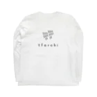 tfarchi.comの長袖ロゴT改良版 ロングスリーブTシャツの裏面