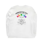 ミッドナイトゲットアウトFESグッズSHOPの【両面】RAINBOWグッズ ロングスリーブTシャツの裏面