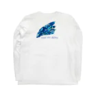 Loob Art Galleryの青い鳥 Long Sleeve T-Shirt :back