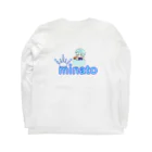 ℳ♛minato-sky blueのℳ♛minato ロングスリーブTシャツの裏面