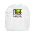 CHOMEのCHOMEロゴ・warm color Long Sleeve T-Shirt :back