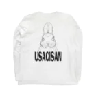 valuablepositsuzuriのUSAGISAN Long Sleeve T-Shirt :back