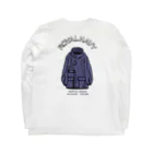 HI10×2KI design-ヒトトキデザイン-のROYAL NAVY VENTILE SMOCK Long Sleeve T-Shirt :back