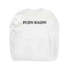 Yr buddy  のFUJIN RAIJIN ⚡️(風神雷神) ロングスリーブTシャツの裏面