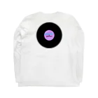 mimopop'sのぱぴぷぺぽっぷのTシャツ/裏にはレコード！ Long Sleeve T-Shirt :back