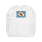 i loverの餃子食べたい ロングスリーブTシャツの裏面