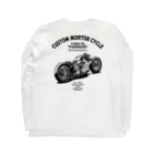 illustrator_HaLのCUSTOM MORTOR CYCLE Long Sleeve T-Shirt :back