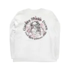 ガレージシェイクダウンの花柄鬼っこ Long Sleeve T-Shirt :back