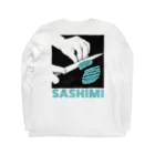 Mitztime Design StoreのSASHIMI LONG TEE Long Sleeve T-Shirt :back