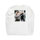 ミラくまのエスカレーターは、立ち止まって乗ろう Long Sleeve T-Shirt :back