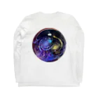 Ripples沖縄レジンアートの宇宙玉レジン Long Sleeve T-Shirt :back