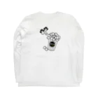 POPCORN FOOT CLUB のPOPCORN LOGO Long Sleeve T-Shirt :back