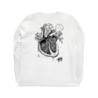 The Sleep WalkersのHeart ロングスリーブTシャツの裏面