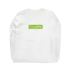 LitreMilk - リットル牛乳のピスタチオ牛乳 (Pistachio Milk) [両面] Long Sleeve T-Shirt :back