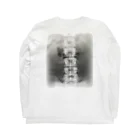 7PersonNacrの背骨ロングスリーブTシャツ Long Sleeve T-Shirt :back