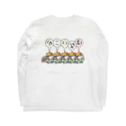 ひよこ男爵とまだむにゃんのほないこかにゃんず５ Long Sleeve T-Shirt :back