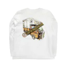 キッチンファラオのキッチンカー　デザイン Long Sleeve T-Shirt :back