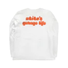 YTGR〜矢田部明子のガレージライフ〜のヤタガレロンT ポップ（サンセット） Long Sleeve T-Shirt :back