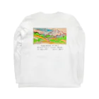 魚沼工房の未丈岳からのスケッチ　バックプリントのみ Long Sleeve T-Shirt :back