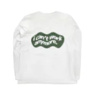  ｵｻｹﾉﾐﾀｲ｡のi can't work anymore.　(もう働けません。) Long Sleeve T-Shirt :back