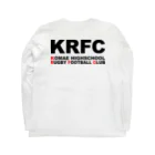 KRFC：狛江高校ラグビー部のKRFC：KRFC x BK ロングスリーブTシャツの裏面