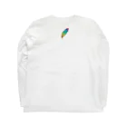 suuのカラフル羽 Long Sleeve T-Shirt :back