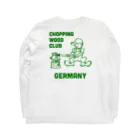 Furo-JidouのCHOPPING WOOD CLUB ロングスリーブTシャツの裏面