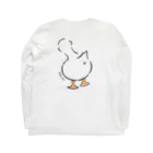 little bee リトルビーのアヒル あひる ダック duck( ﾊﾞｯｸﾌﾟﾘﾝﾄ要確認) ロングスリーブTシャツの裏面