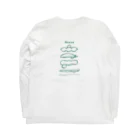 Aランチサラダ付SHOPの夏のbeansさん2 Long Sleeve T-Shirt :back