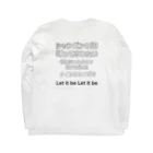 showeedのLet it be Long Sleeve T-Shirt :back