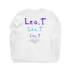 Leo.T Shopのライオンアート　Leo.T Long Sleeve T-Shirt :back