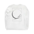 チョコミントのmoon. Long Sleeve T-Shirt :back