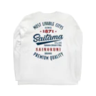 kg_shopの[★バック] Saitama -Vintage- (淡色Tシャツ専用) ロングスリーブTシャツの裏面